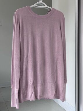 Lululemon Bring It Backbend Sweater in Porcelain Pink *Boolux
